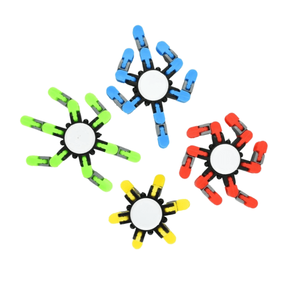chain link fidget spinners in packets-fun fidgets