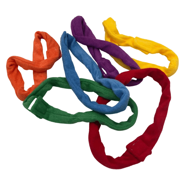 Cloth Chew Bands Set of 6-Sensory Sensations Cloth Chew Bands Set of 6-Sensory Sensations