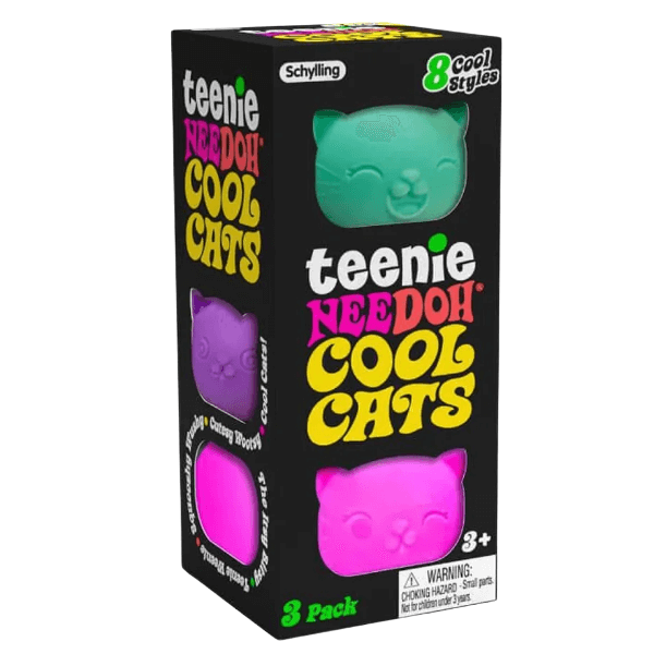 Cool Cats Teenie Nee Doh 3pk Cool Cats Teenie Nee Doh 3pk