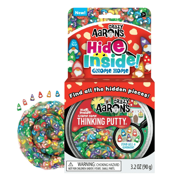 Crazy Aaron's Thinking Putty-Gnome Home-4 Inch Tin Crazy Aaron's Thinking Putty-Gnome Home-4 Inch Tin