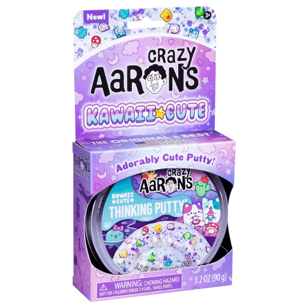 Crazy Aaron's Thinking Putty-Kawaii Cute-4 Inch Tin Crazy Aaron's Thinking Putty-Kawaii Cute-4 Inch Tin