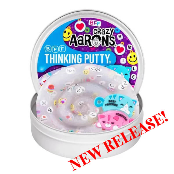 Crazy Aaron's Thinking Putty-BFF-4 Inch Tin Crazy Aaron's Thinking Putty-BFF-4 Inch Tin