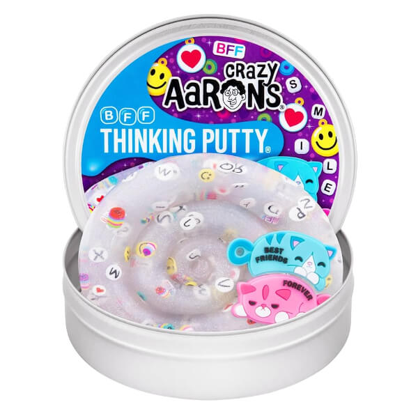 Crazy Aaron's Thinking Putty-BFF-4 Inch Tin Crazy Aaron's Thinking Putty-BFF-4 Inch Tin