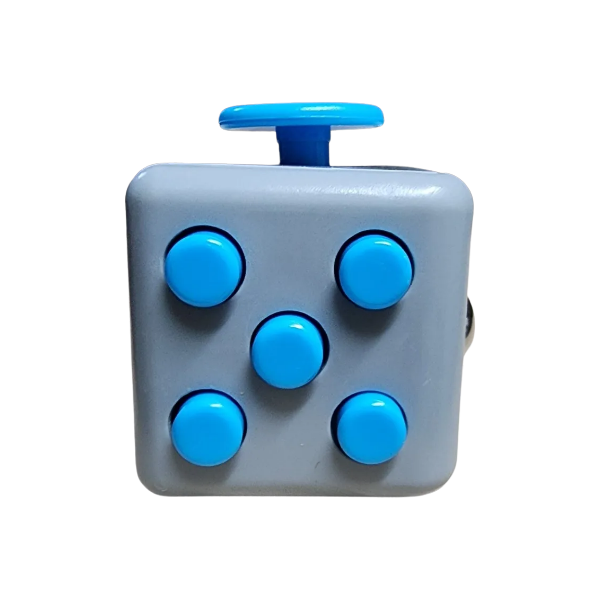 blue-grey mini cube fidget-fun fidgets