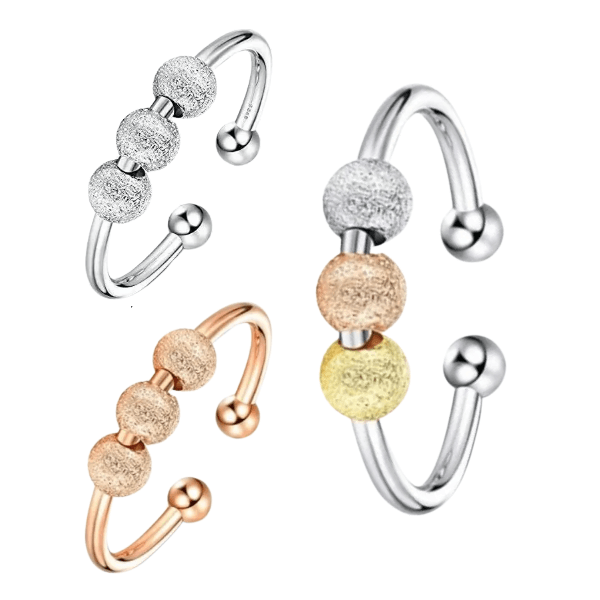 Fidget Ring-3 Bead Fidget Ring-3 Bead