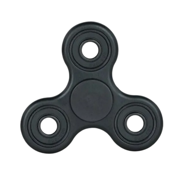 black fidget spinner-fun fidgets