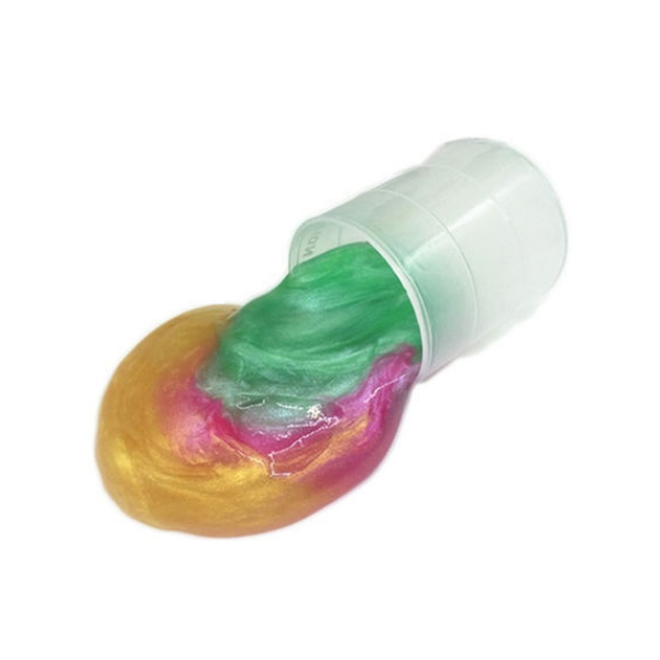 plastic tubs of galaxy slime-fun fidgets