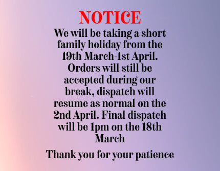 Notice about a short family holiday with business operations details on a gradient background Notice about a short family holiday with business operations details on a gradient background