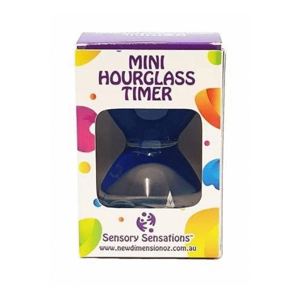 mini hourglass timer in box-fun fidgets