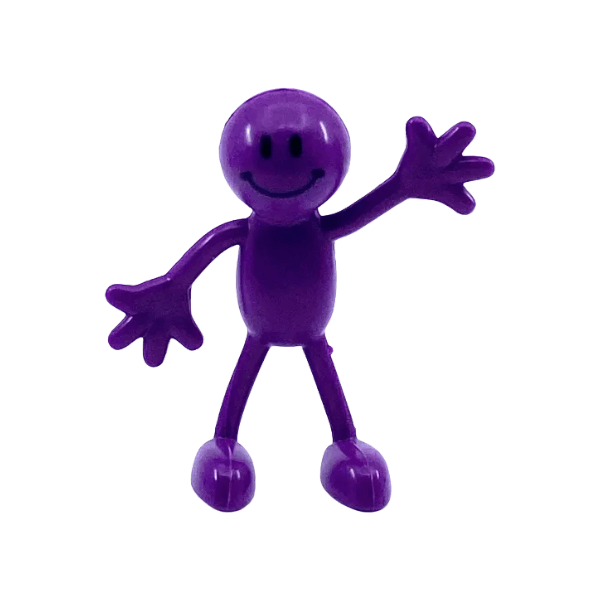 purple bendy figurine-fun fidgets