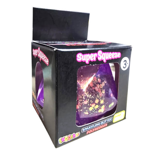 Smooshos Super Squeeze Polyhedron-Sparkling Glitter Smooshos Super Squeeze Polyhedron-Sparkling Glitter
