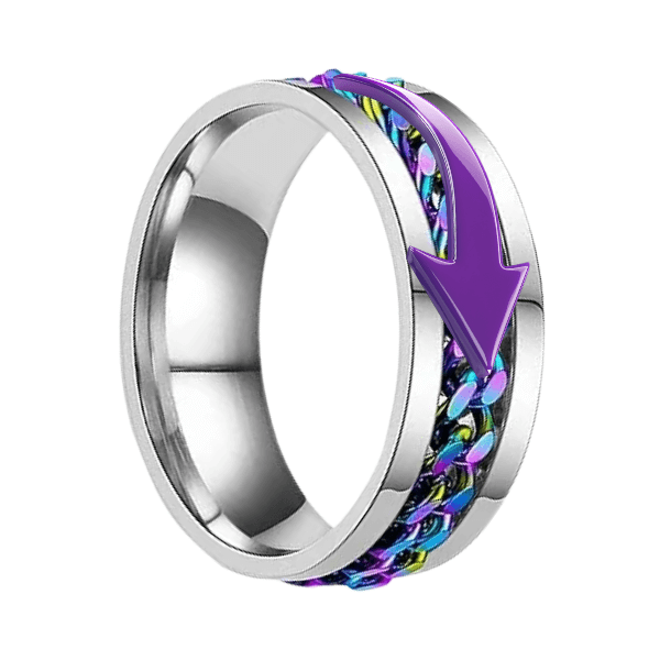 Spinning Chain Fidget Ring Spinning Chain Fidget Ring