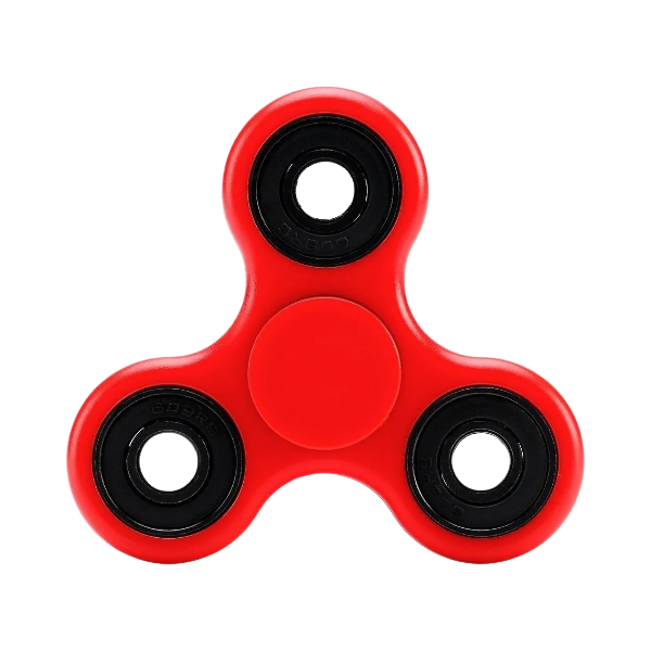 red fidget spinner-fun fidgets