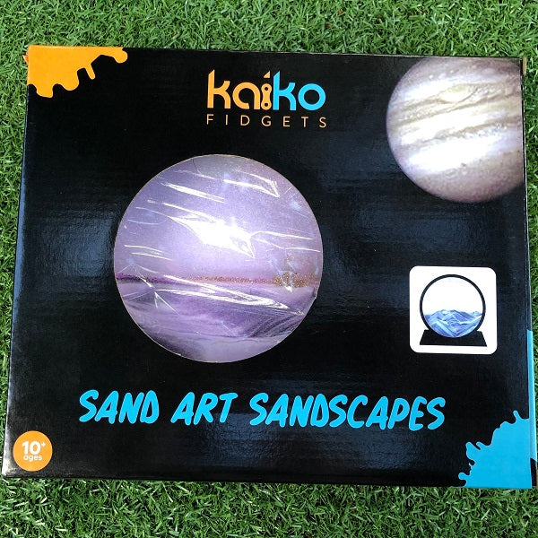 Sand Art Seascapes-Kaiko Fidgets-blue, black and pink-fun fidgets