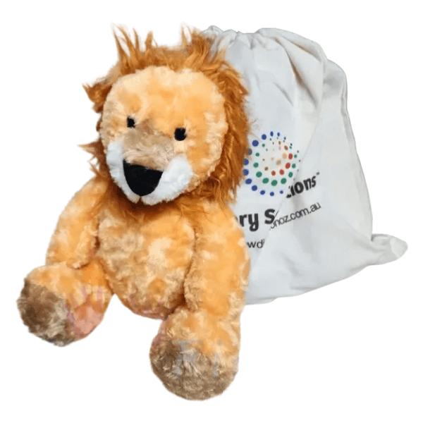 weighted products collection image showing a weighted plush lion-fun fidgets