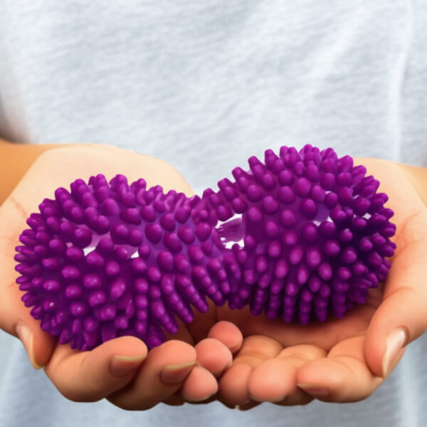 sensory toys for autism collection image showing a person holding a sensory sensations tickles sensory ball-fun fidgets