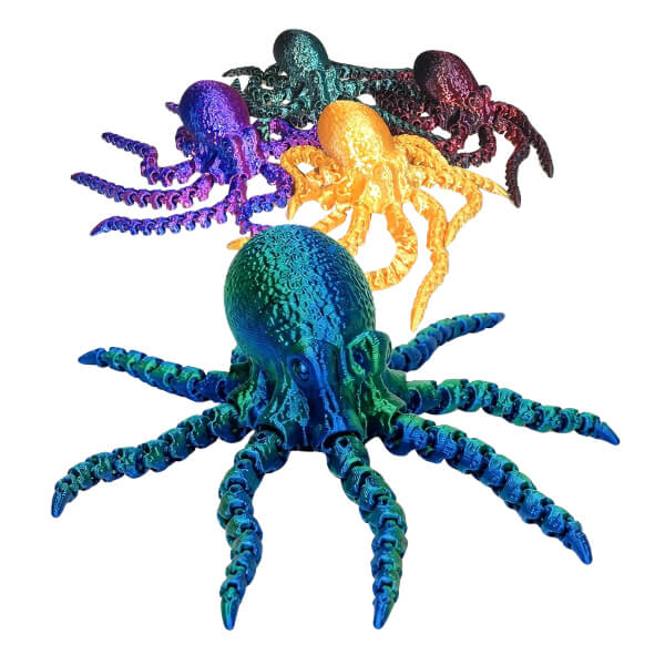 3D Printed Octopus Fidget