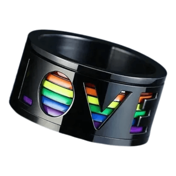 Spinning Fidget Ring-Love Is Love - Fun Fidgets