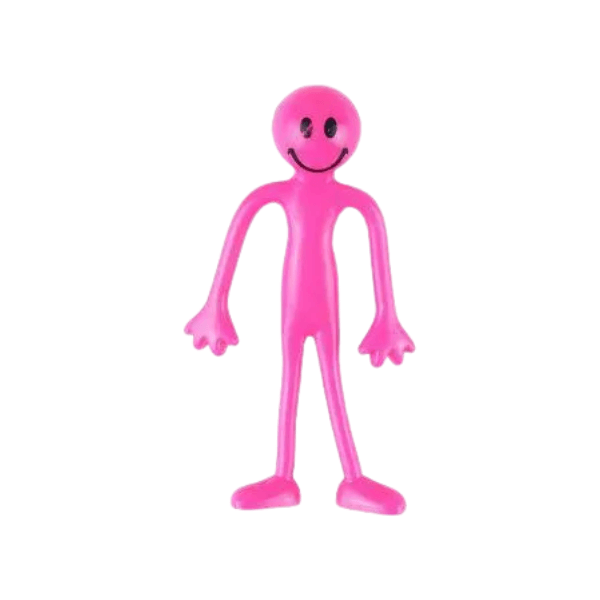 bendy-figurine-lrg-pink  600 × 600px  large pink bendy figurine-fun fidgets