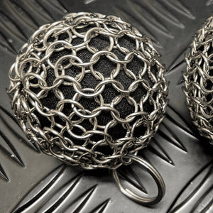 Chain Maille Ball - Firm Squish and Picking Support