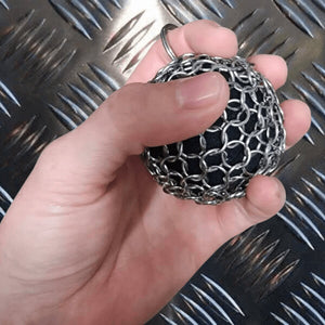 Chain Maille Ball - Firm Squish and Picking Support