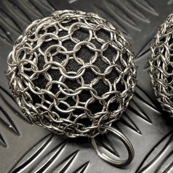 Chain Maille Ball - Firm Squish and Picking Support