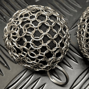 Chain Maille Ball - Firm Squish and Picking Support