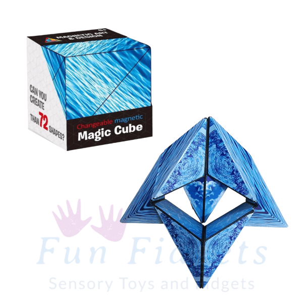 ocean Changeable Magnetic Magic Cube - Fun Fidgets | Sensory Toys and Fidgets
