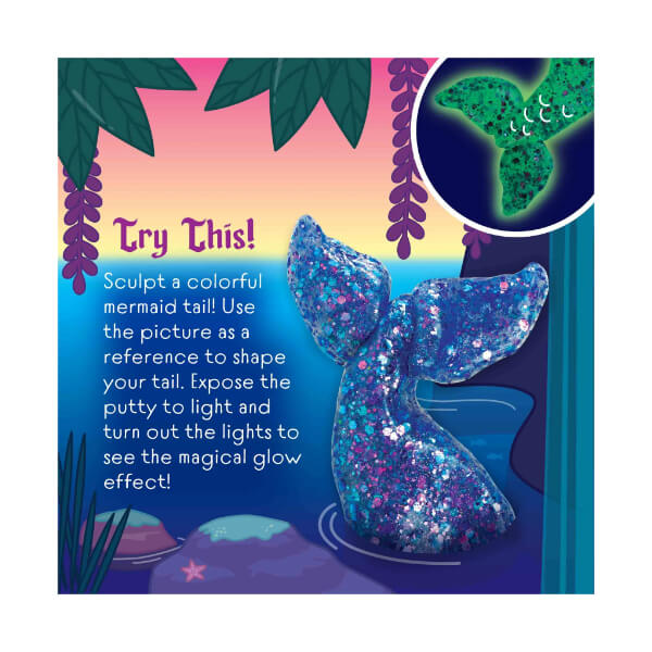 Crazy Aaron's Thinking Putty-Mermaid Tale-4 Inch Tin