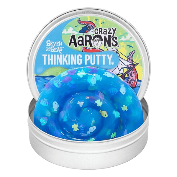 Crazy Aaron's Thinking Putty-Seven Seas-4 Inch Tin