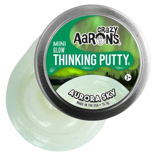 Crazy Aaron&#39;s Thinking Putty-aurora sky-fun fidgets