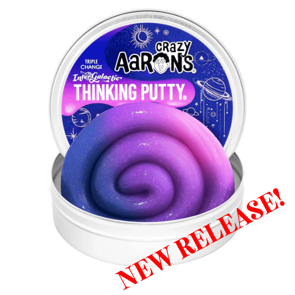 Crazy Aaron&#39;s Thinking Putty-Intergalactic-4 Inch Tin new release image-fun fidgets