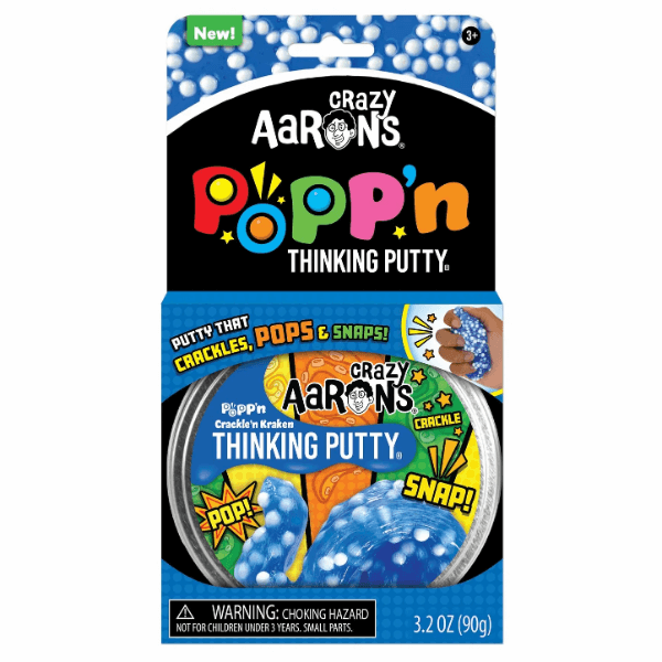 Crazy Aaron&#39;s Thinking Putty-Crackl&#39;n Kraken-4 Inch Tin packaging-un fidgets