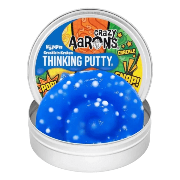 Crazy Aaron's Thinking Putty-Crackl'n Kraken-4 Inch Tin