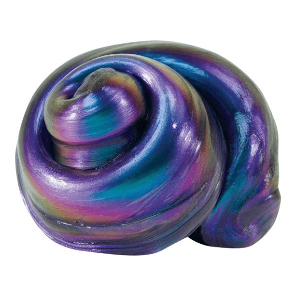 Crazy Aaron&#39;s Thinking Putty-Super Scarab shown out of the tin-fun fidgets