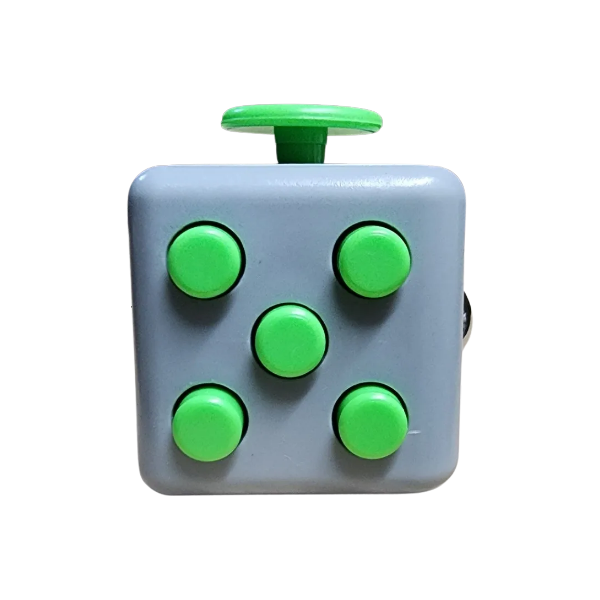 green-grey mini cube fidget-fun fidgets