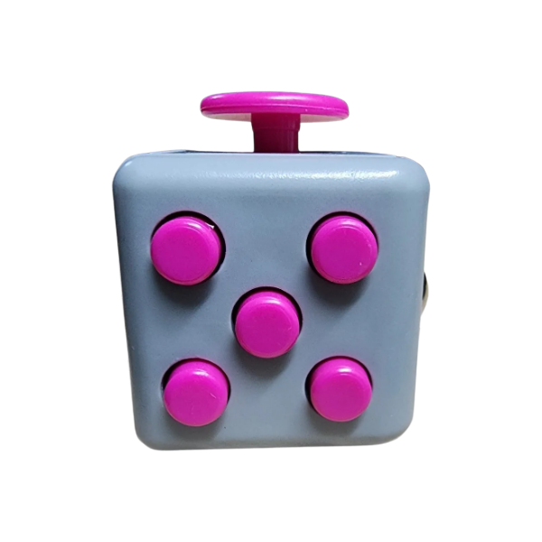 pink-grey mini cube fidget-fun fidgets