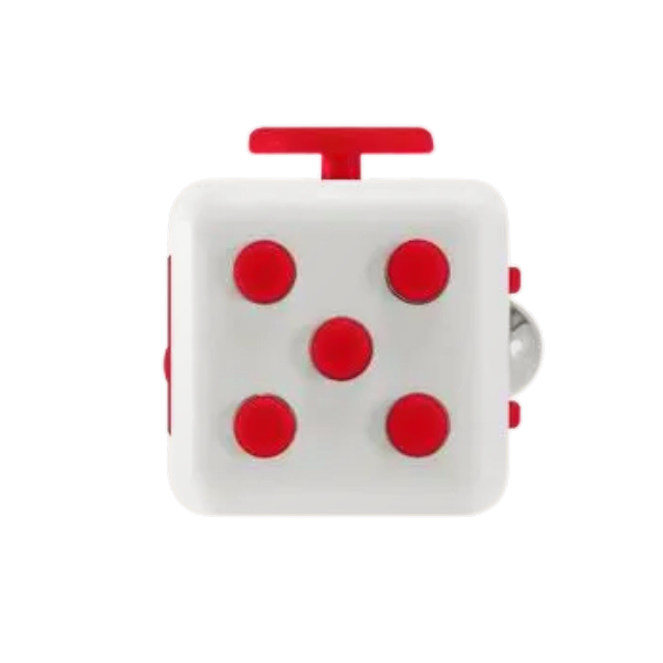 red mini cube fidget-fun fidgets