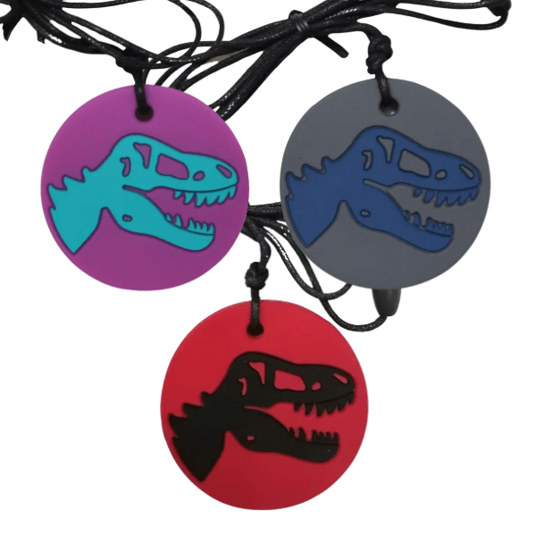 Dino Pendant Chew Necklace