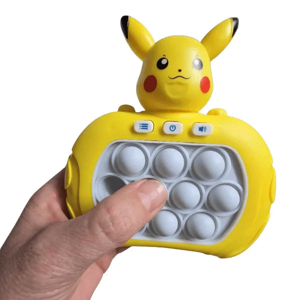 electronic pop its collection image showing a pokemon electronic pop it game-fun fidgets