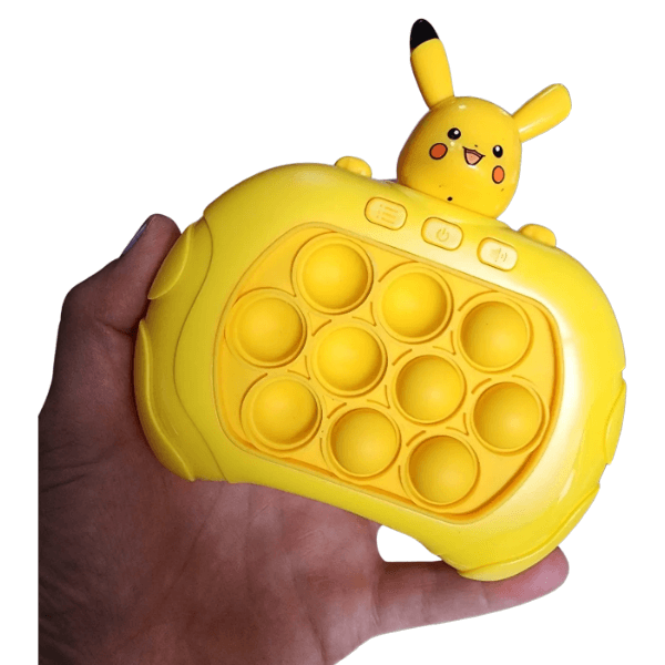 Electronic Speed Pop It Game-Pikachu being held-fun fidgets