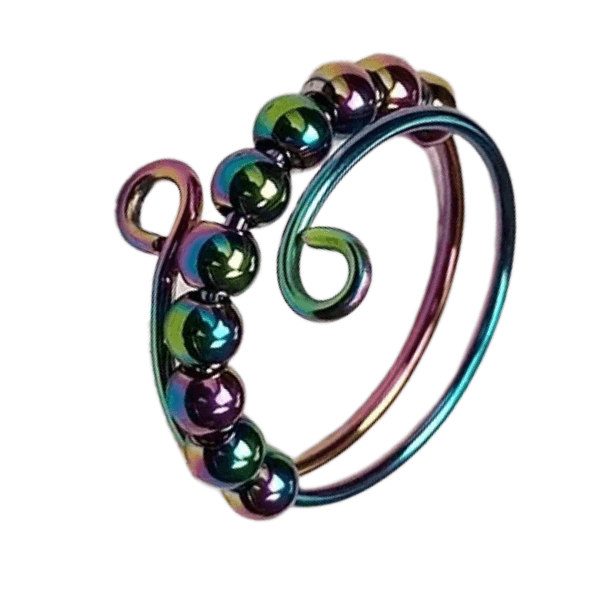 oil slick fidget ring-fun fidgets