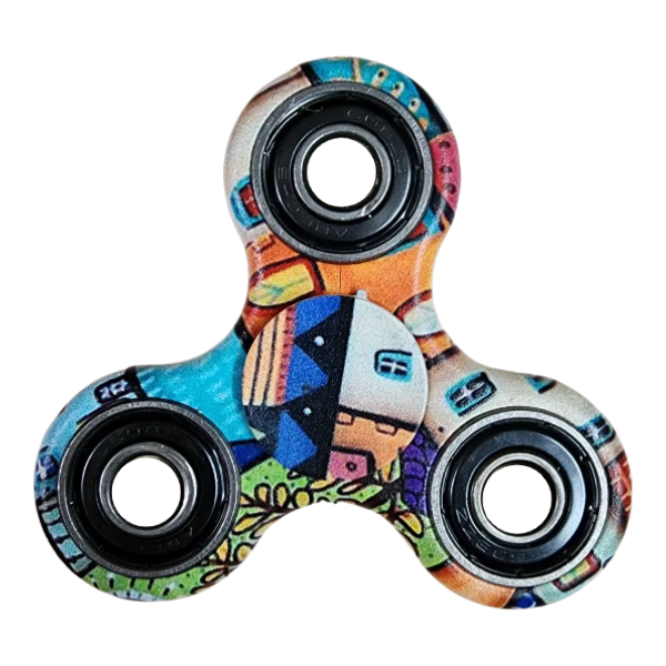 artwork print fidget spinner-fun fidgets