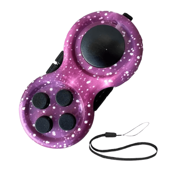 galaxy Game Controller Fidget with Lanyard-fun fidgets