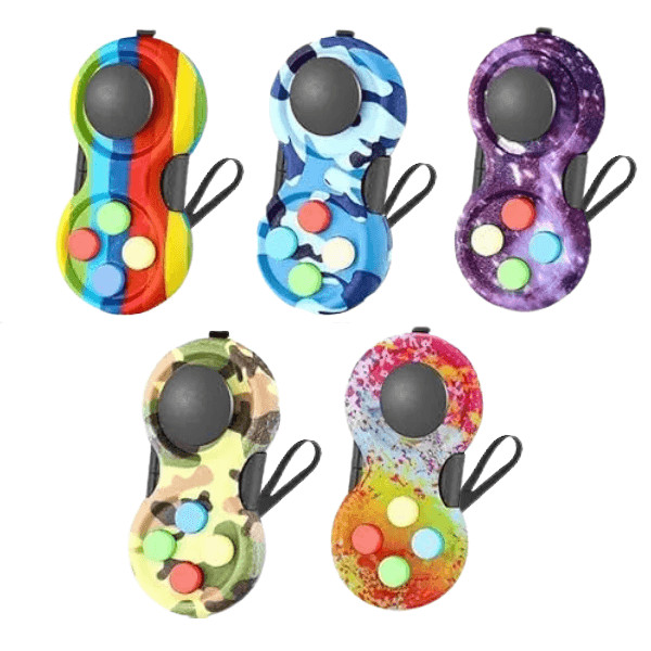 Game Controller Fidget with Lanyard-fun fidgets