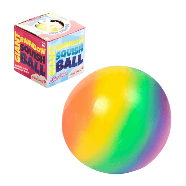 giant rainbow squish ball-fun fidgets