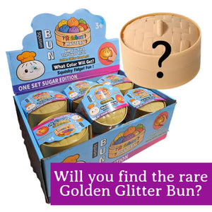 Glitter Steamed Bun Squishy-Mystery Box