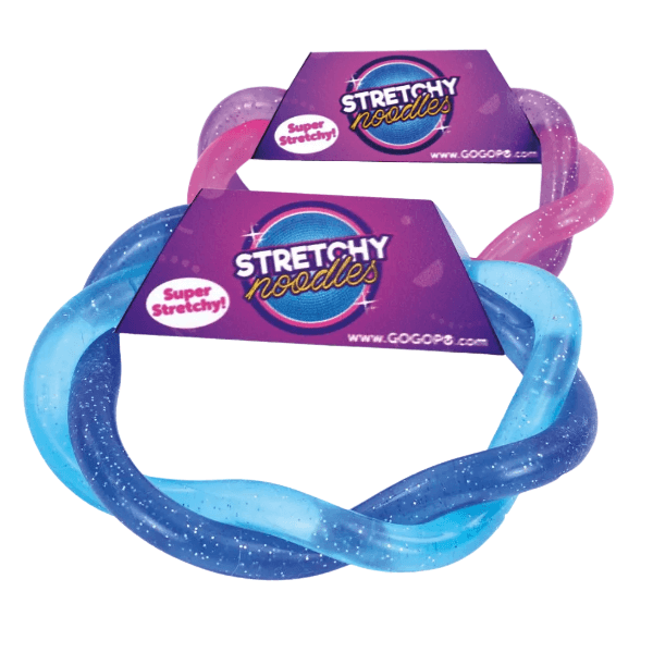 glitter stretchy noodles-fun fidgets