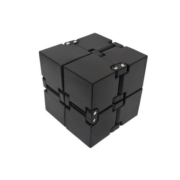 black infinity cube-fun fidgets