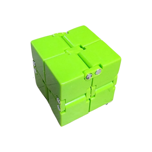 lime infinity cube-fun fidgets